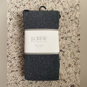 J Crew super opaque heather tights in gray